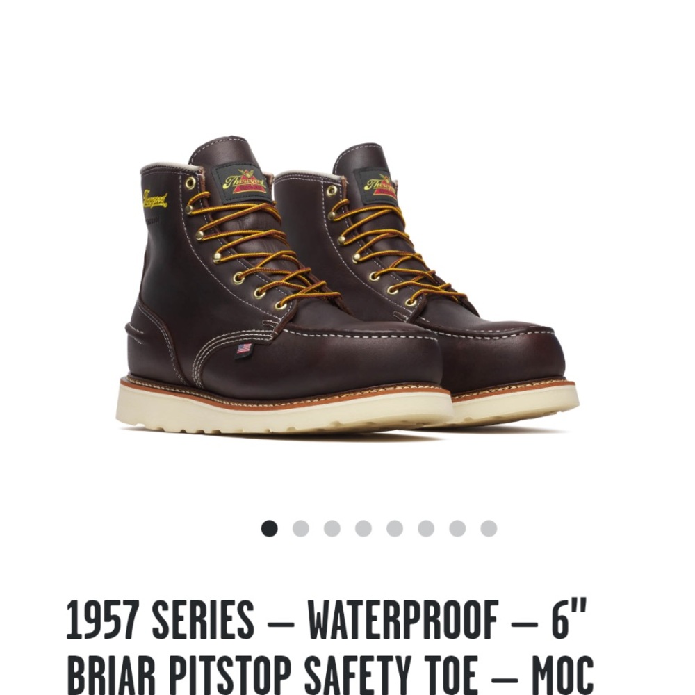 Thorogood Men's Waterproof Moc Toe Boots - Brown